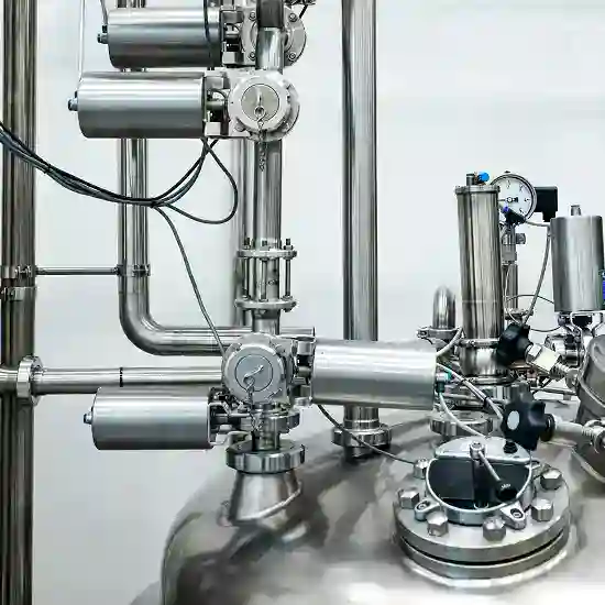 CNC加工半導體設備精密零件，應用於晶圓製造與高精度自動化設備